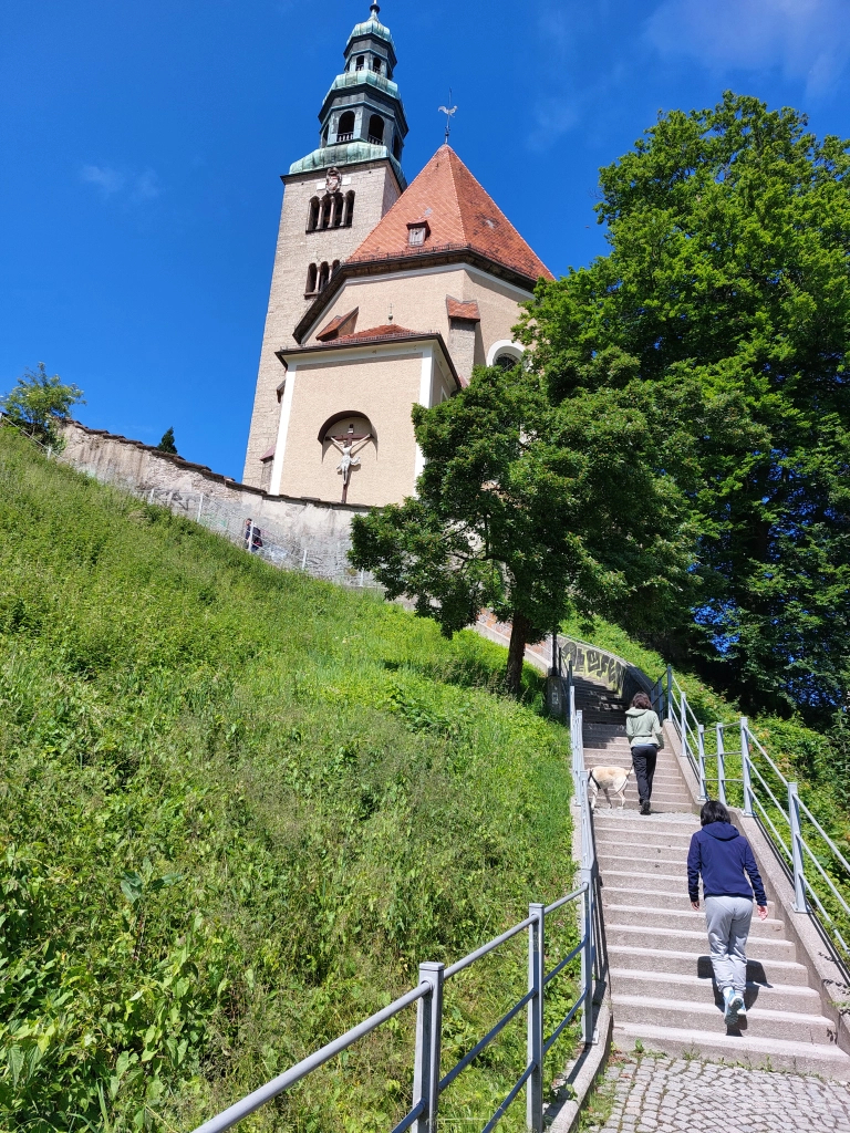 Treppe als Aufstieg zum Mönchsberg