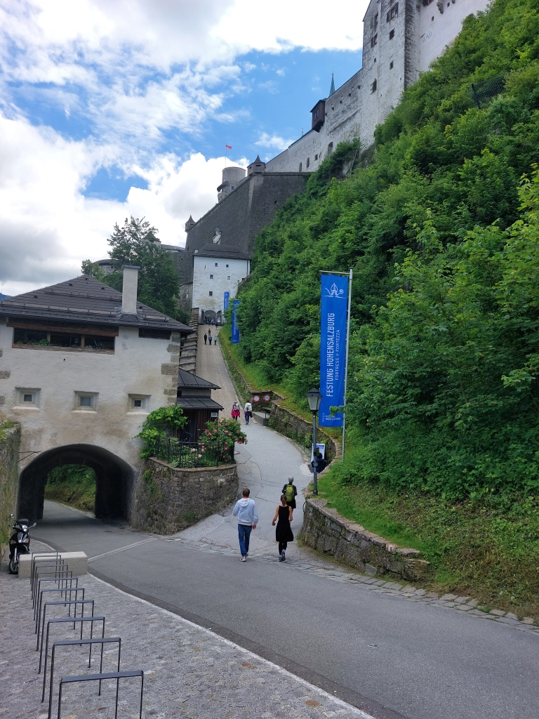 Blick auf den Eingangsbereich der Festung Hohensalzburg