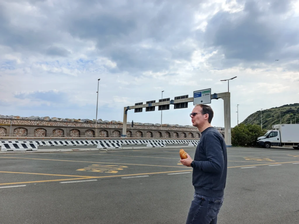 Stefan am Fähranleger Piombino