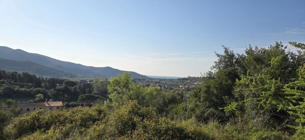 Blick vom Ferienhaus Fam. Kiefer in die Berglandschaft